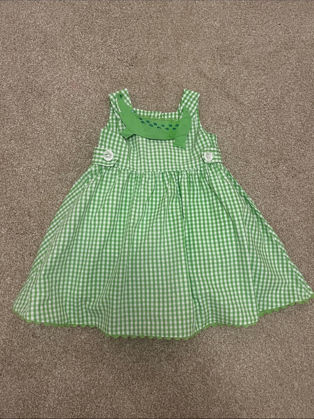 Later Gator Gingham Sundress